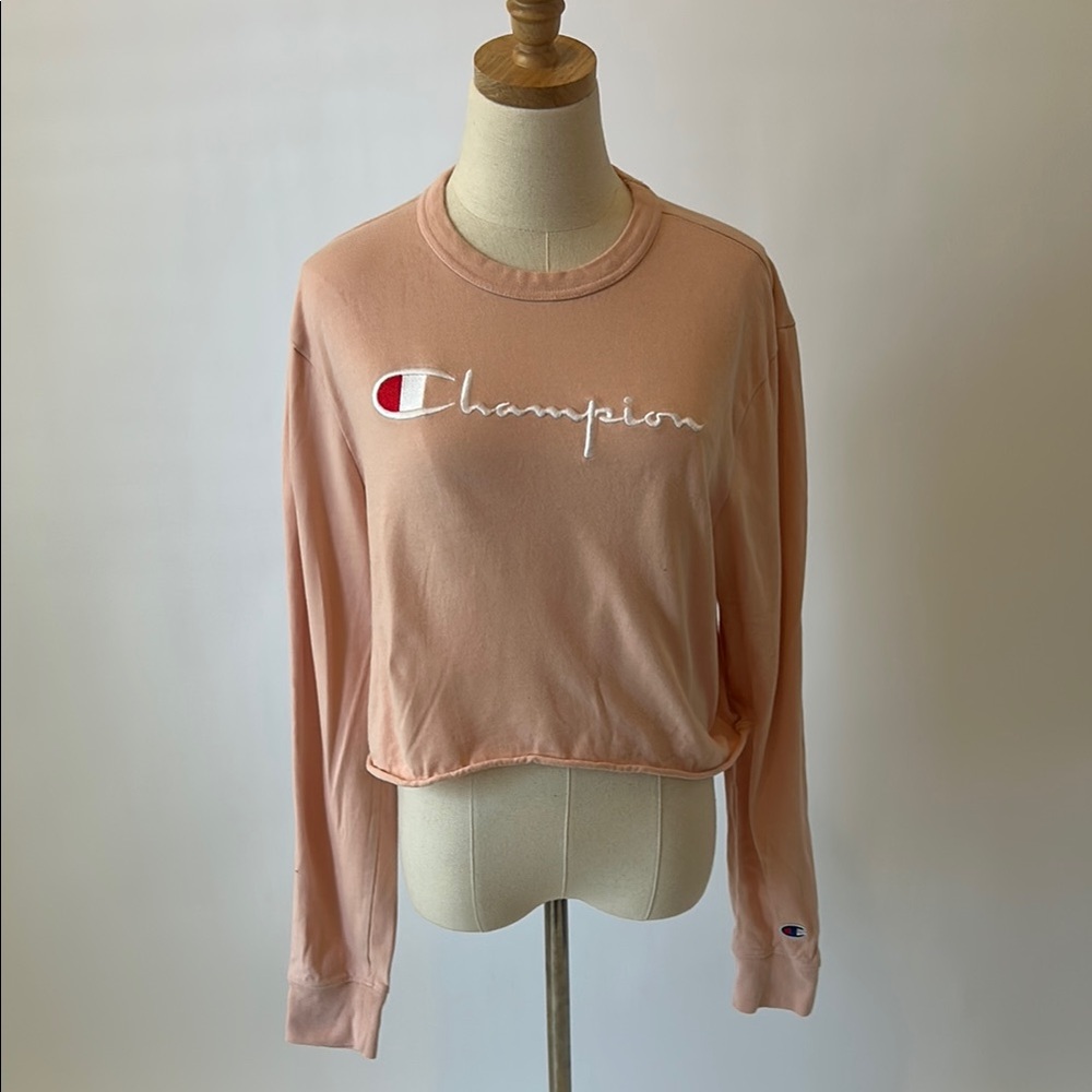 Champion Women's Pink Long Sleeve Top